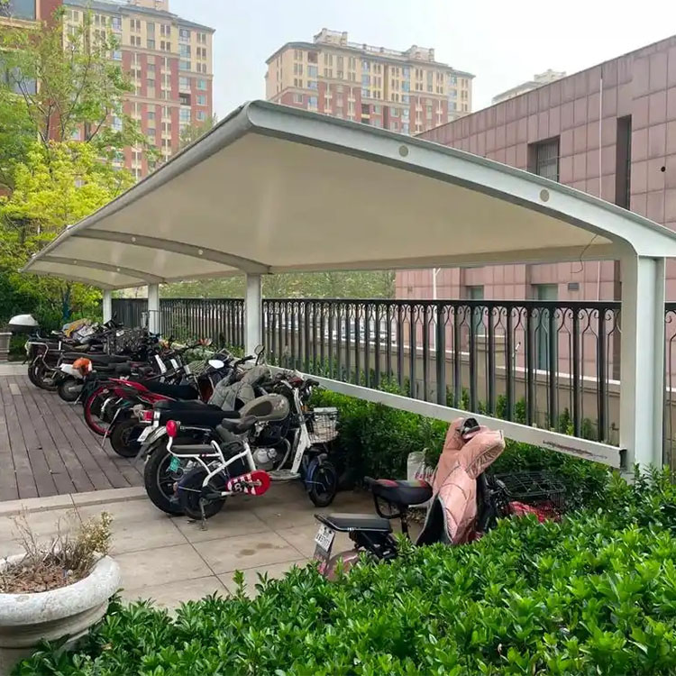 眉山膜结构电动车棚