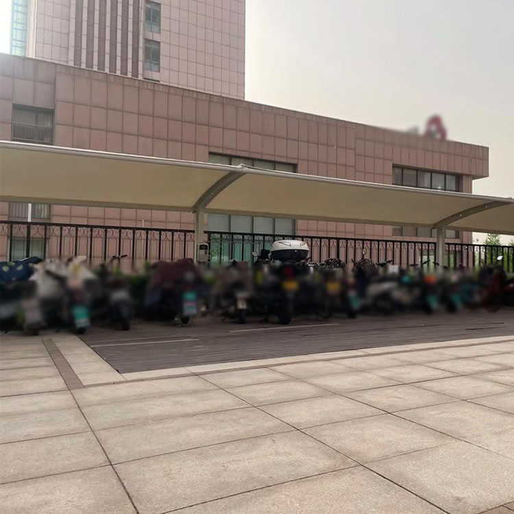 眉山膜结构电动车棚